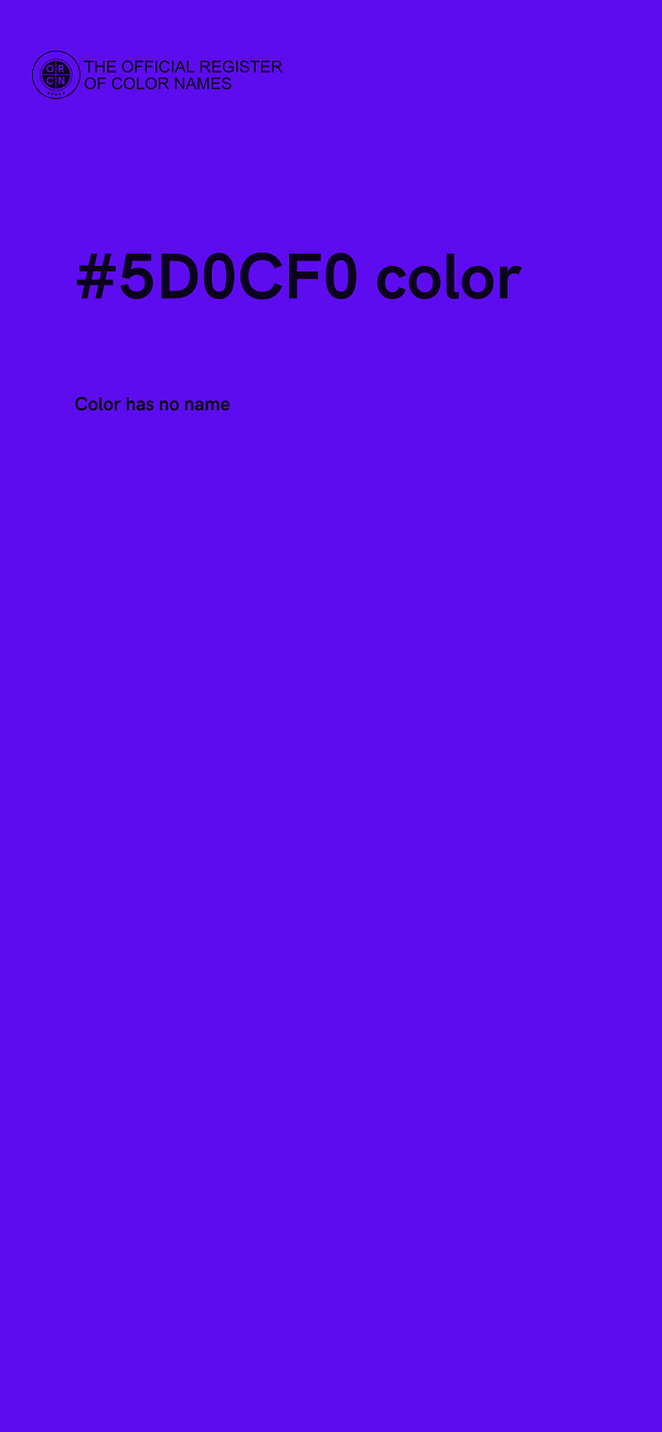 #5D0CF0 color image