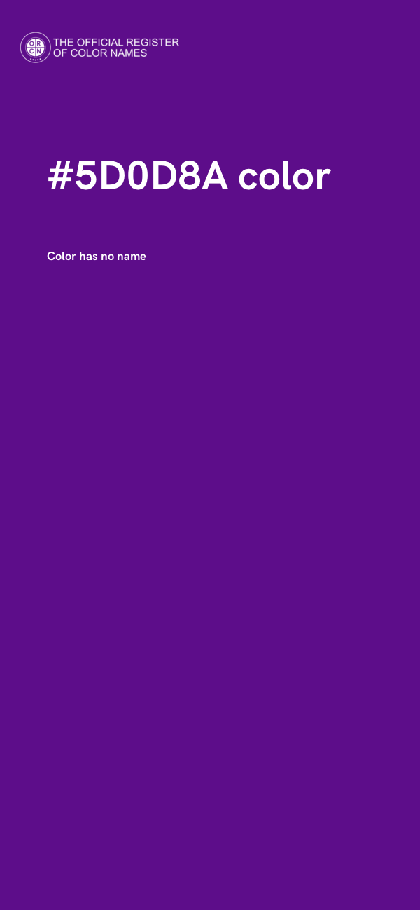 #5D0D8A color image