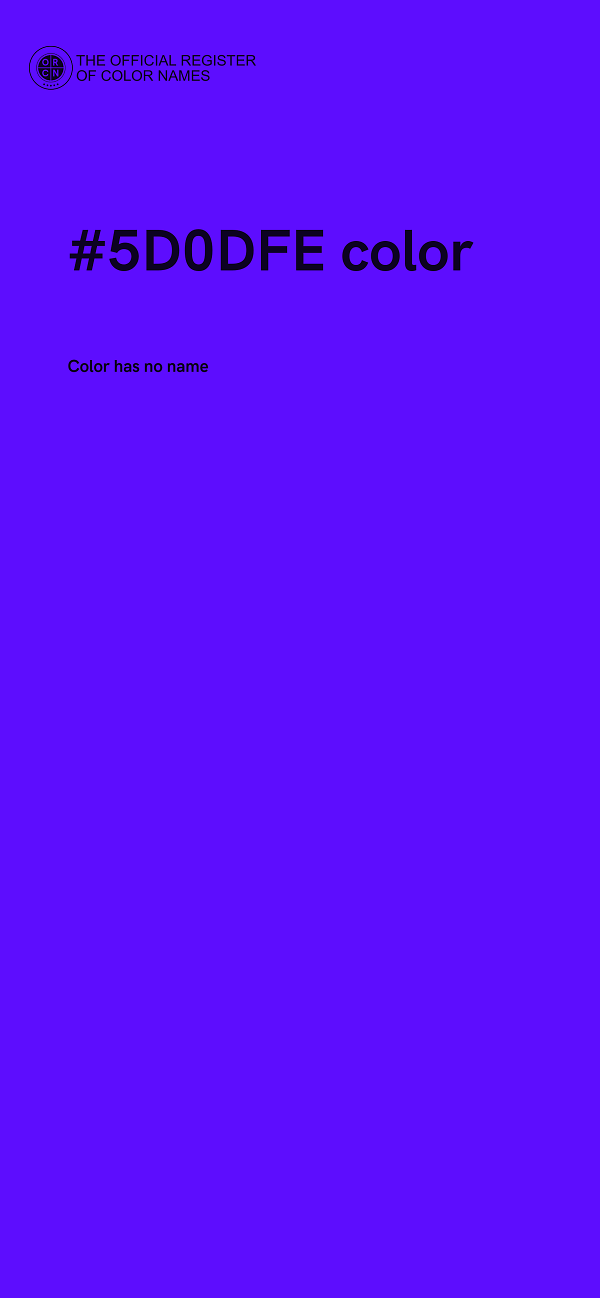 #5D0DFE color image