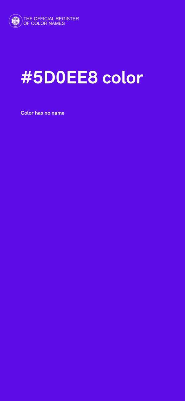 #5D0EE8 color image