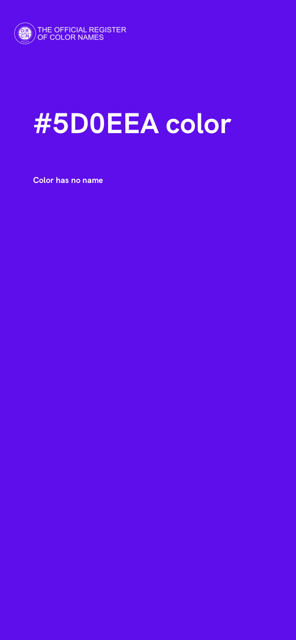 #5D0EEA color image