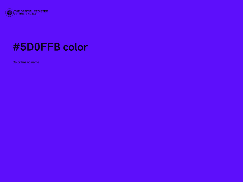 #5D0FFB color image