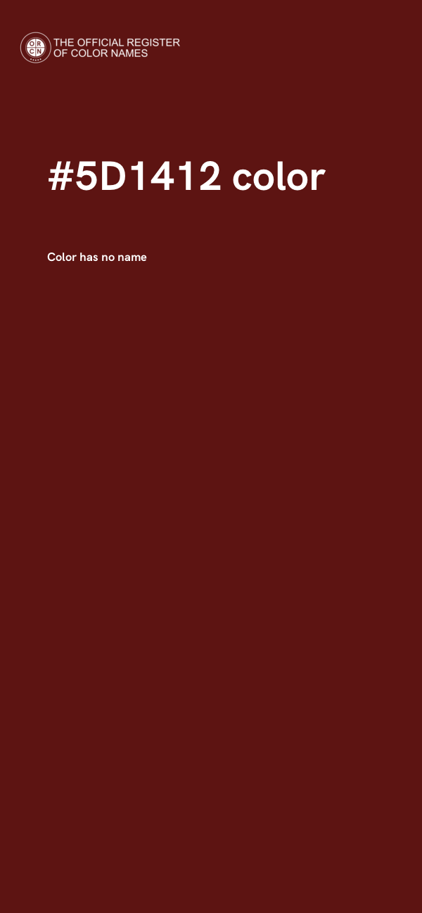 #5D1412 color image