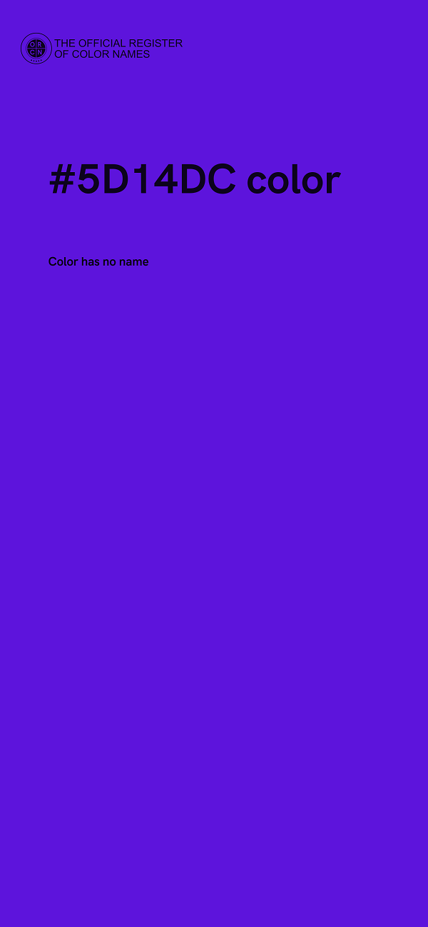#5D14DC color image