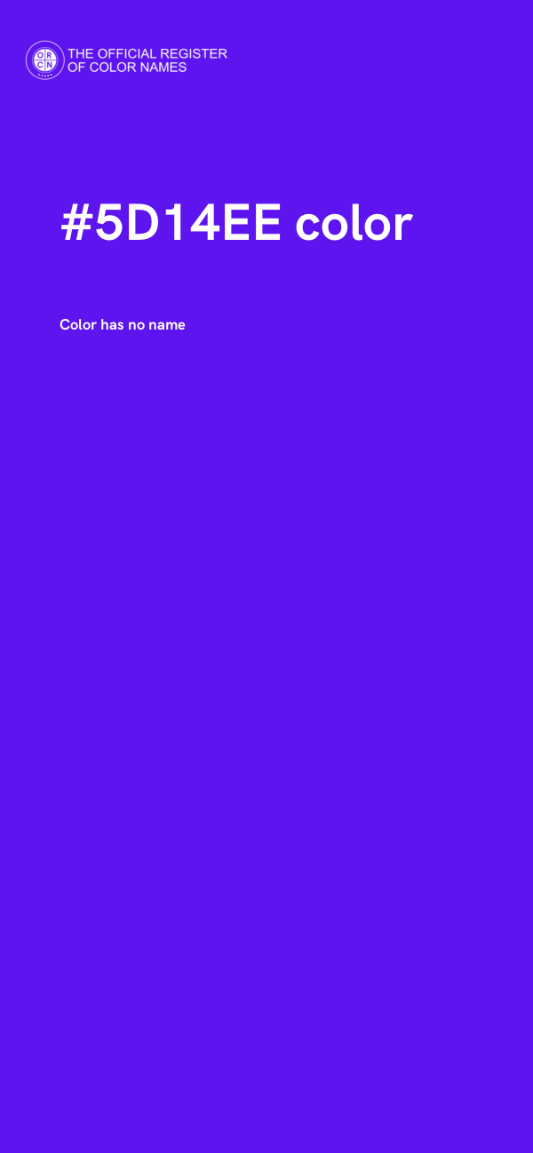 #5D14EE color image