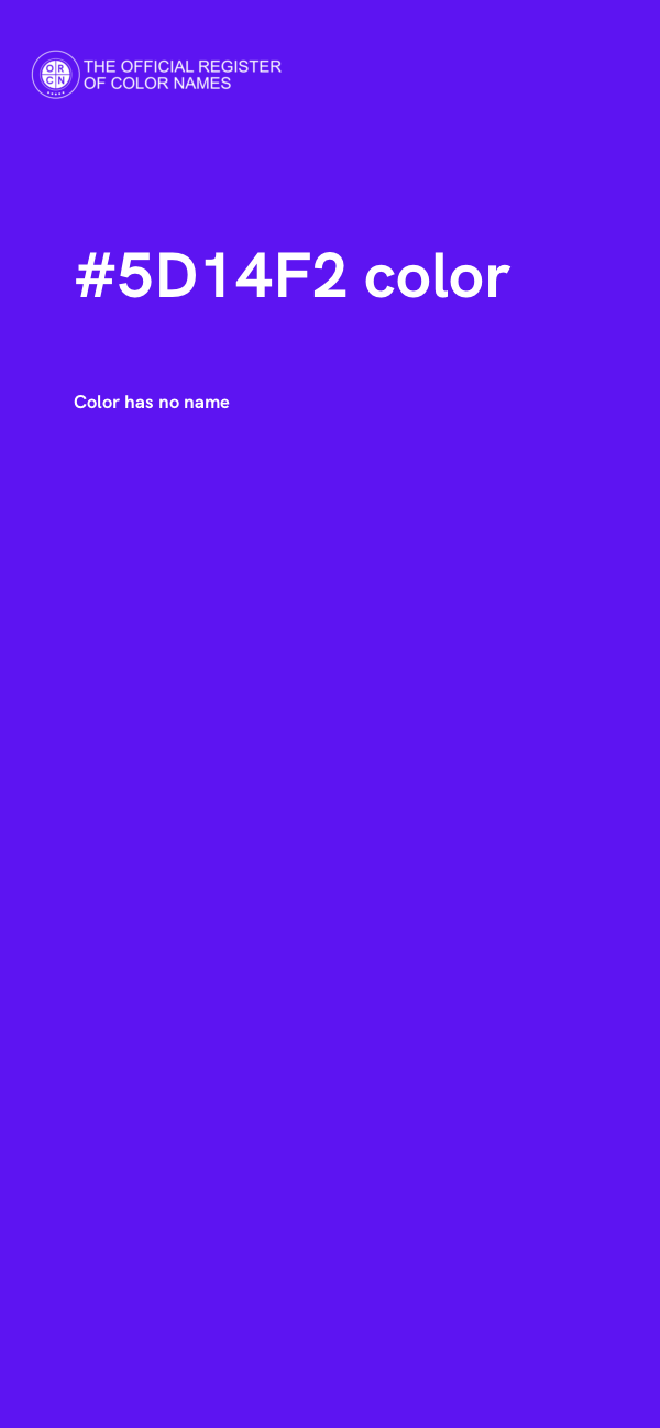 #5D14F2 color image