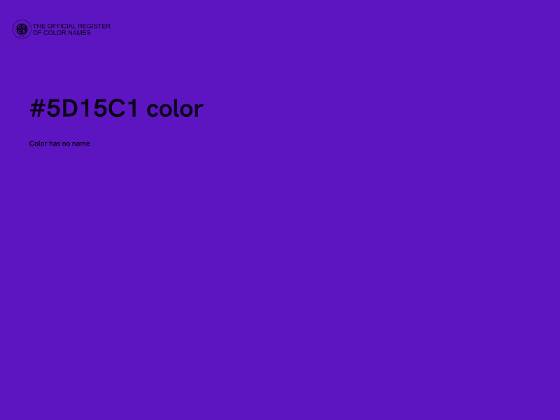 #5D15C1 color image