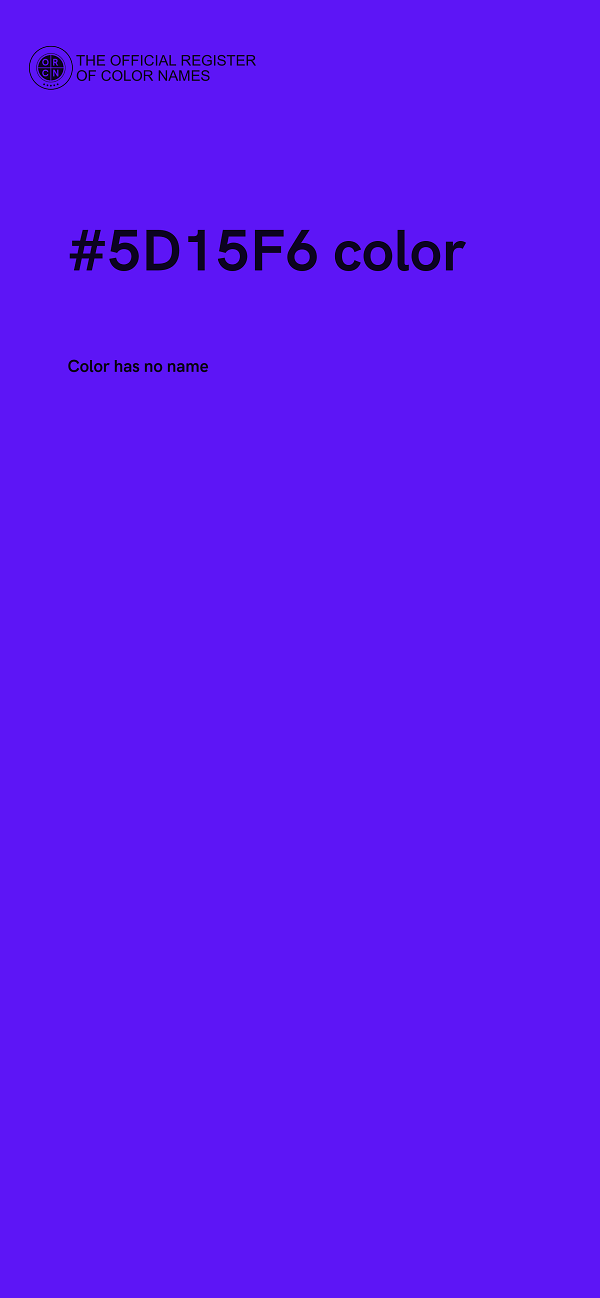 #5D15F6 color image