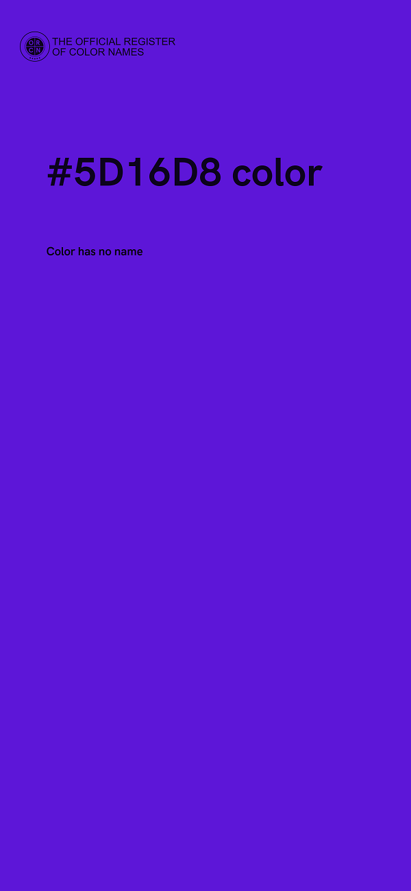#5D16D8 color image