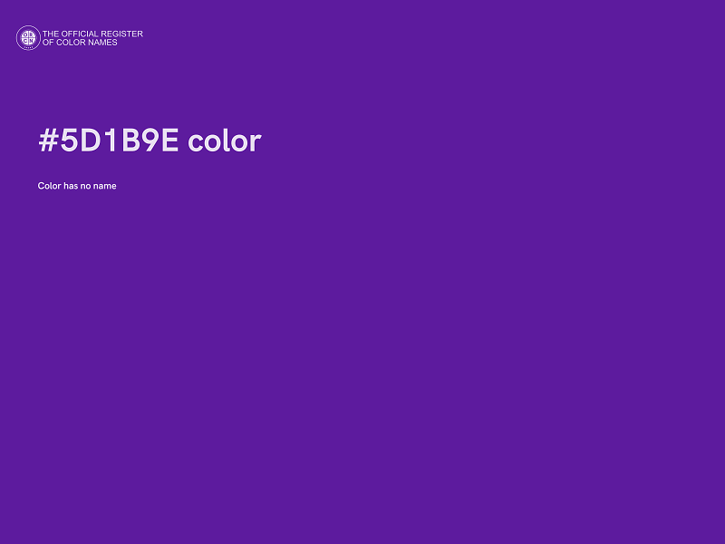 #5D1B9E color image