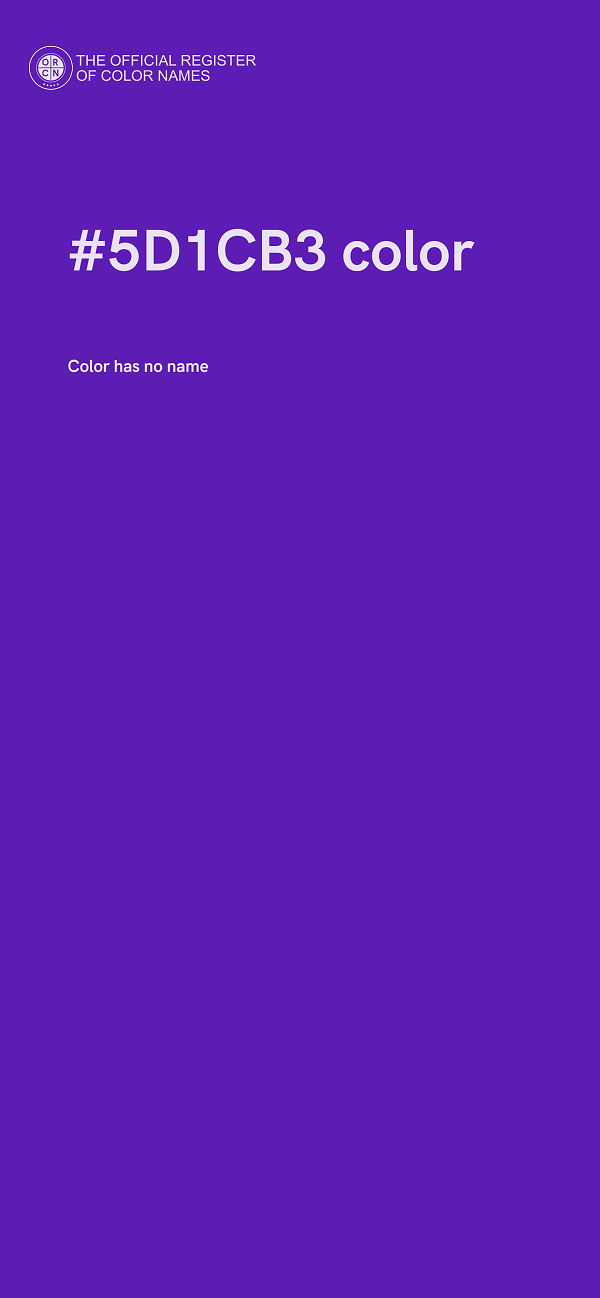 #5D1CB3 color image