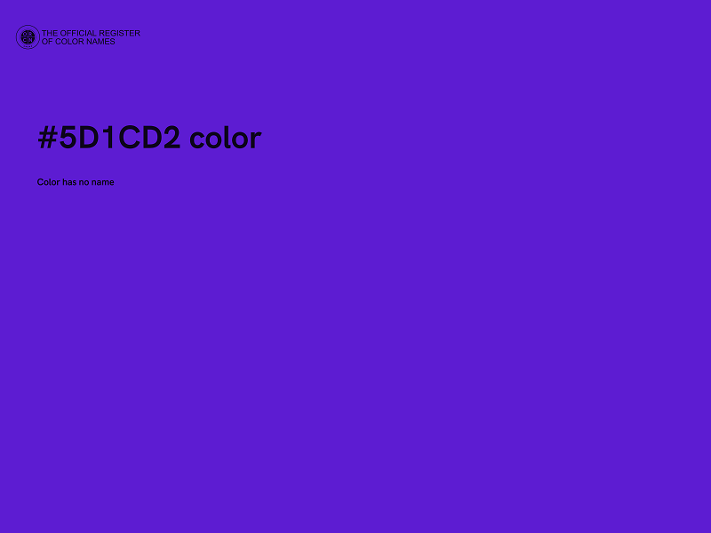 #5D1CD2 color image