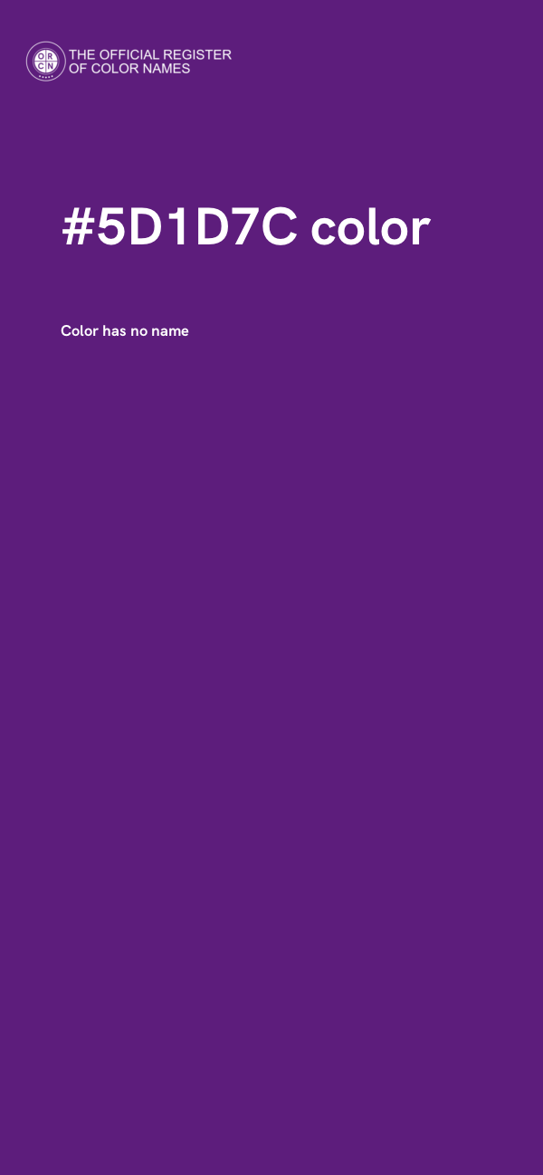 #5D1D7C color image
