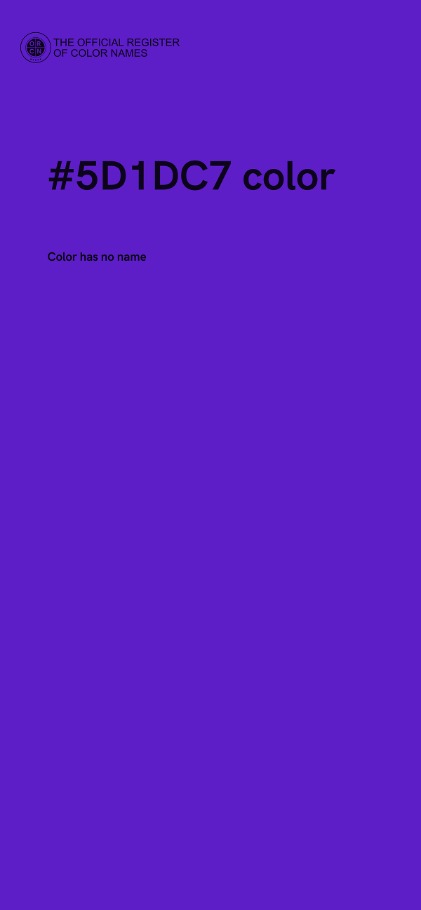 #5D1DC7 color image