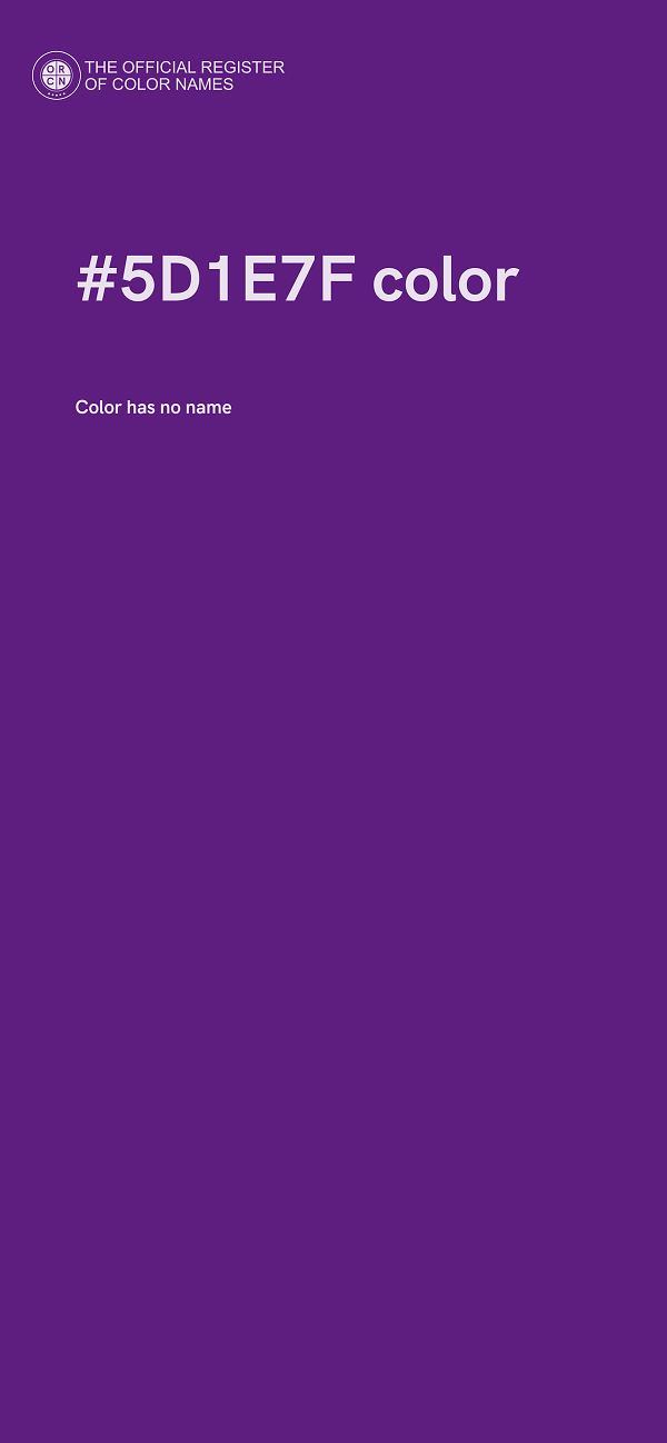 #5D1E7F color image