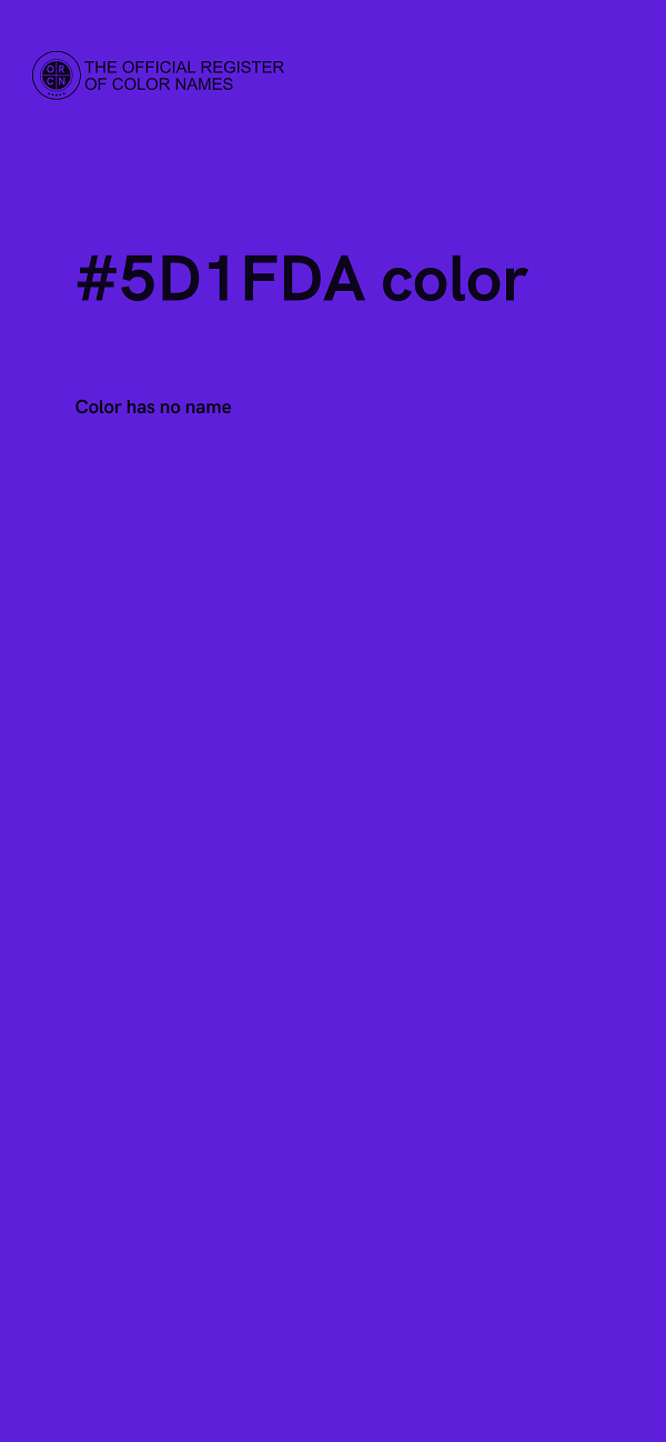 #5D1FDA color image