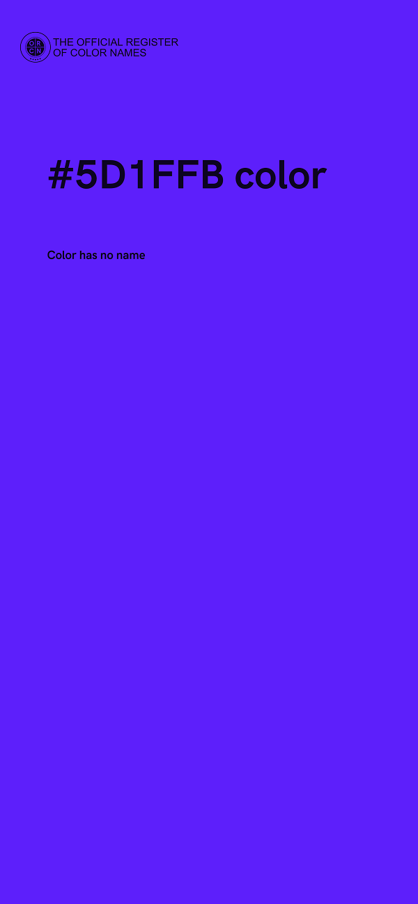 #5D1FFB color image