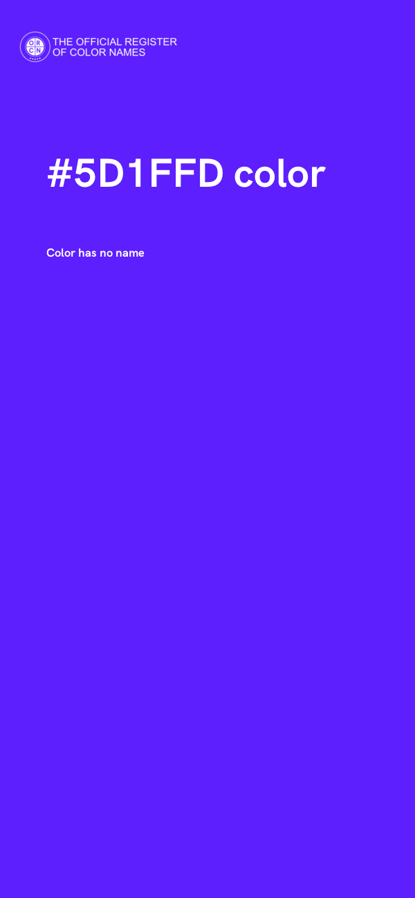 #5D1FFD color image