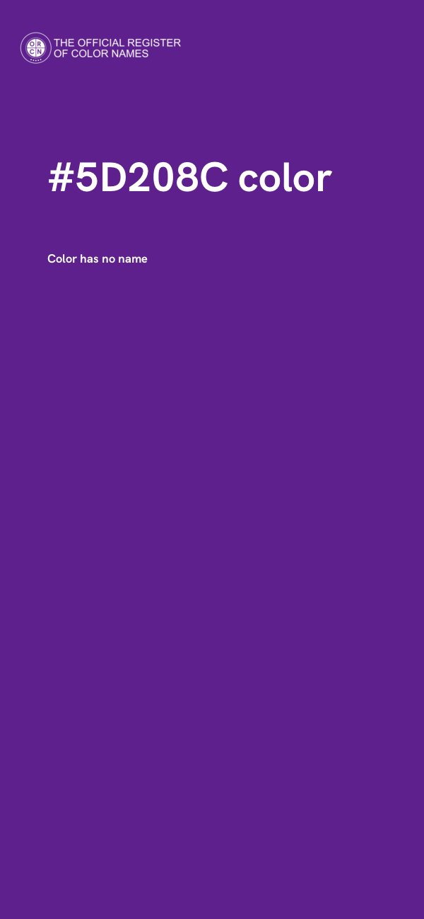 #5D208C color image
