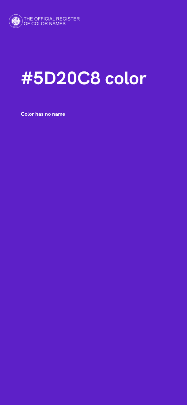 #5D20C8 color image