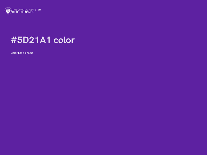 #5D21A1 color image