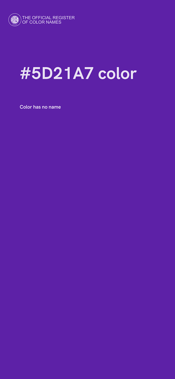 #5D21A7 color image