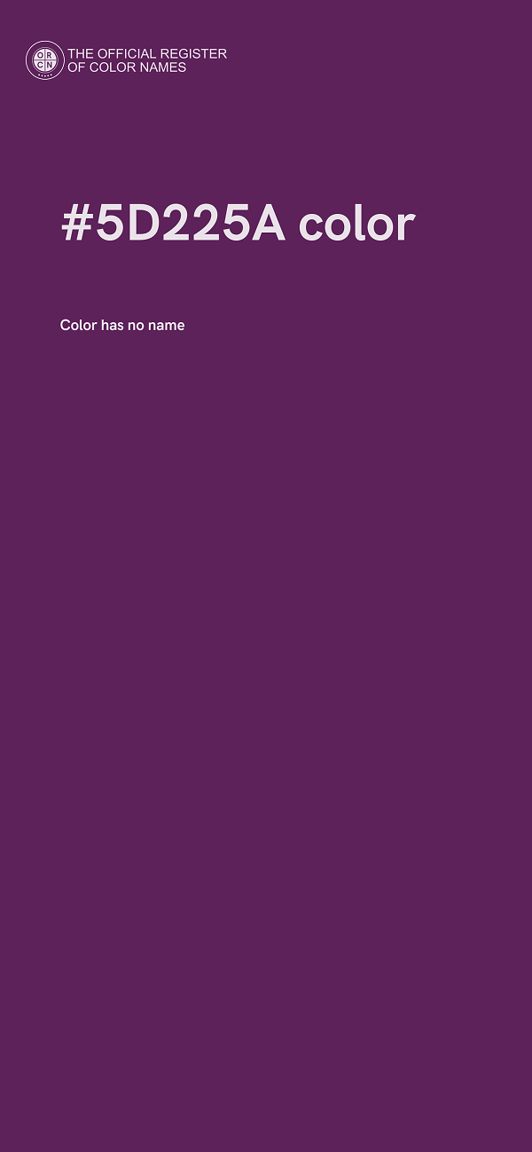 #5D225A color image
