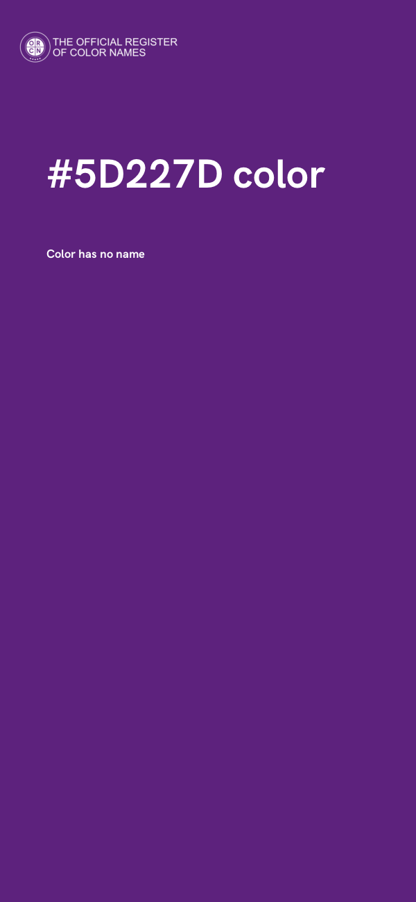 #5D227D color image