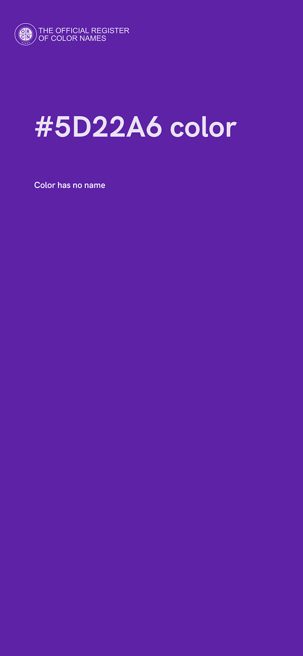 #5D22A6 color image