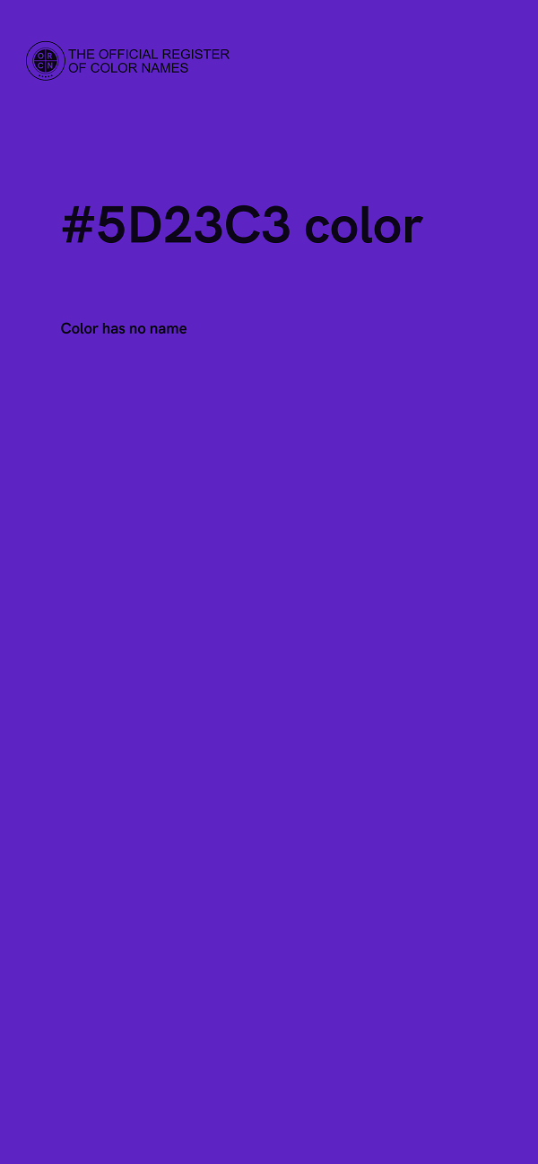 #5D23C3 color image