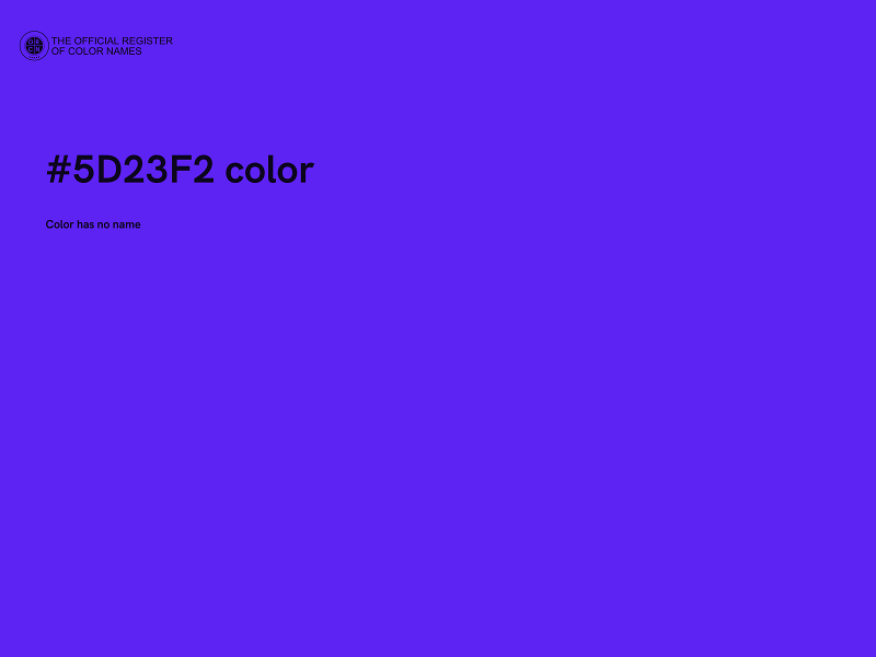 #5D23F2 color image