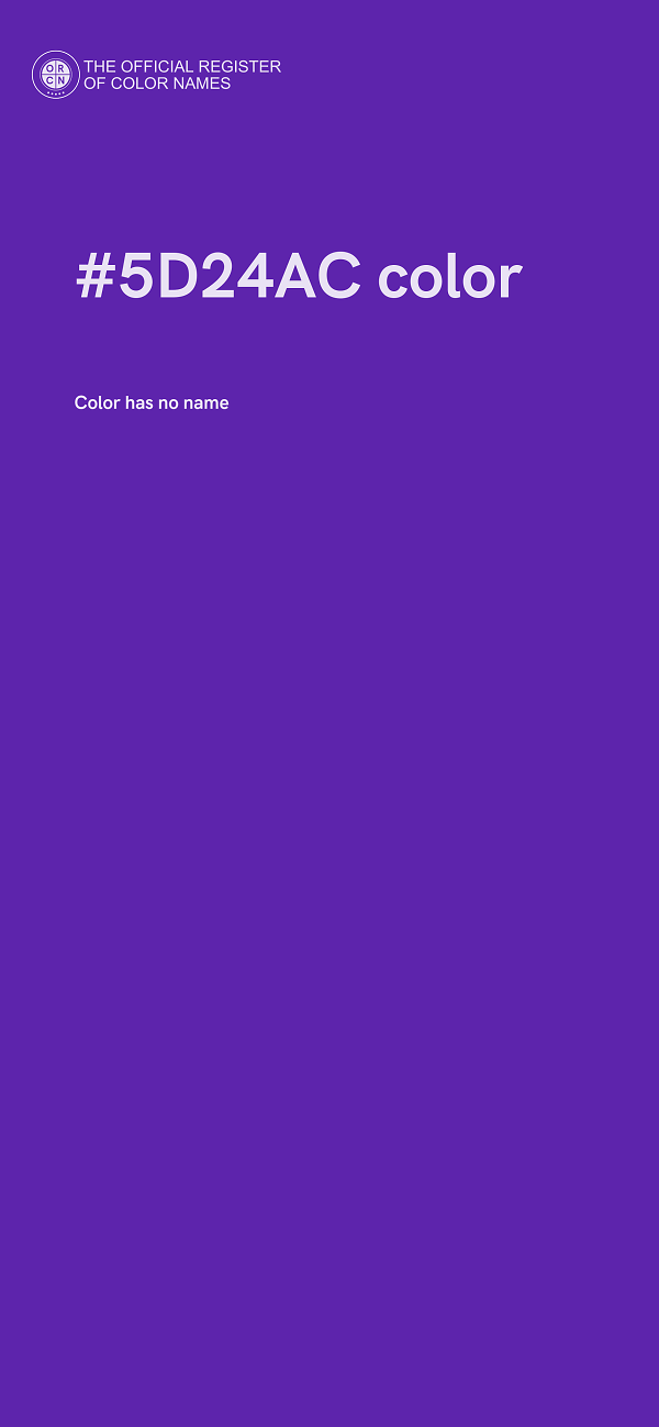 #5D24AC color image