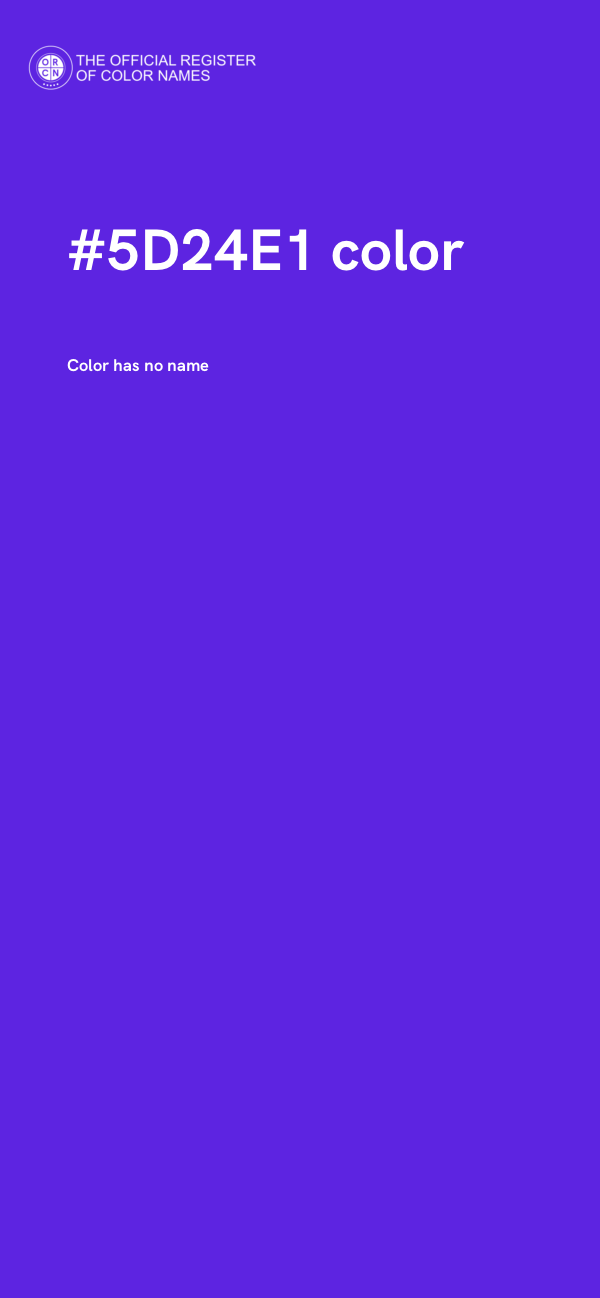 #5D24E1 color image