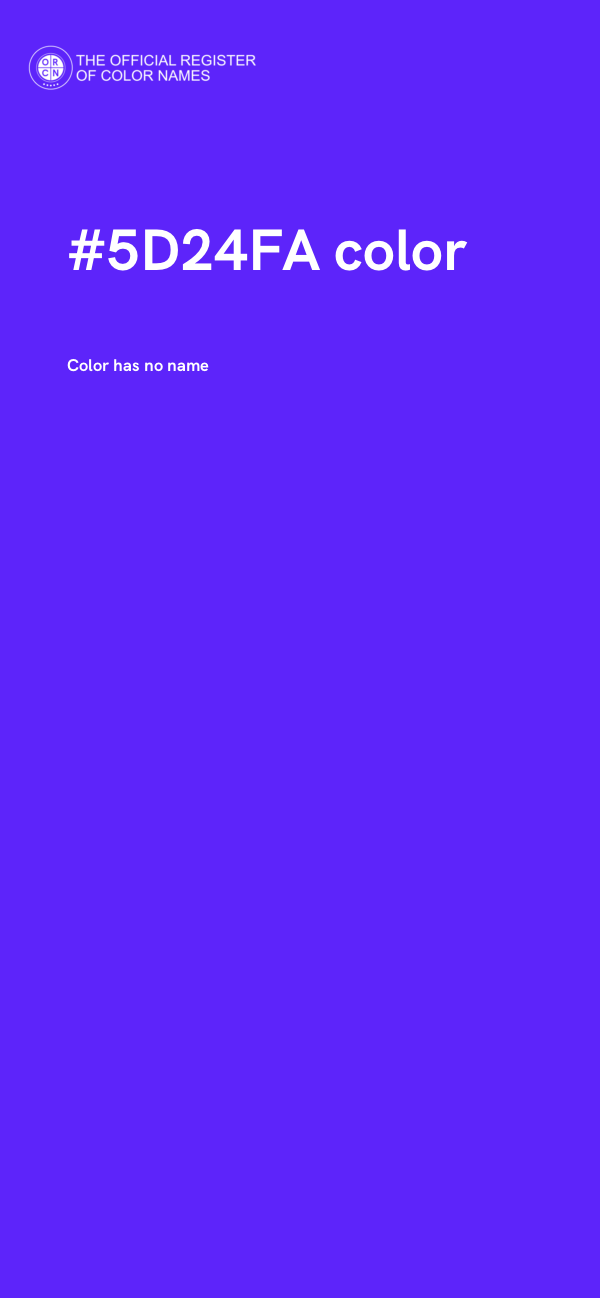 #5D24FA color image