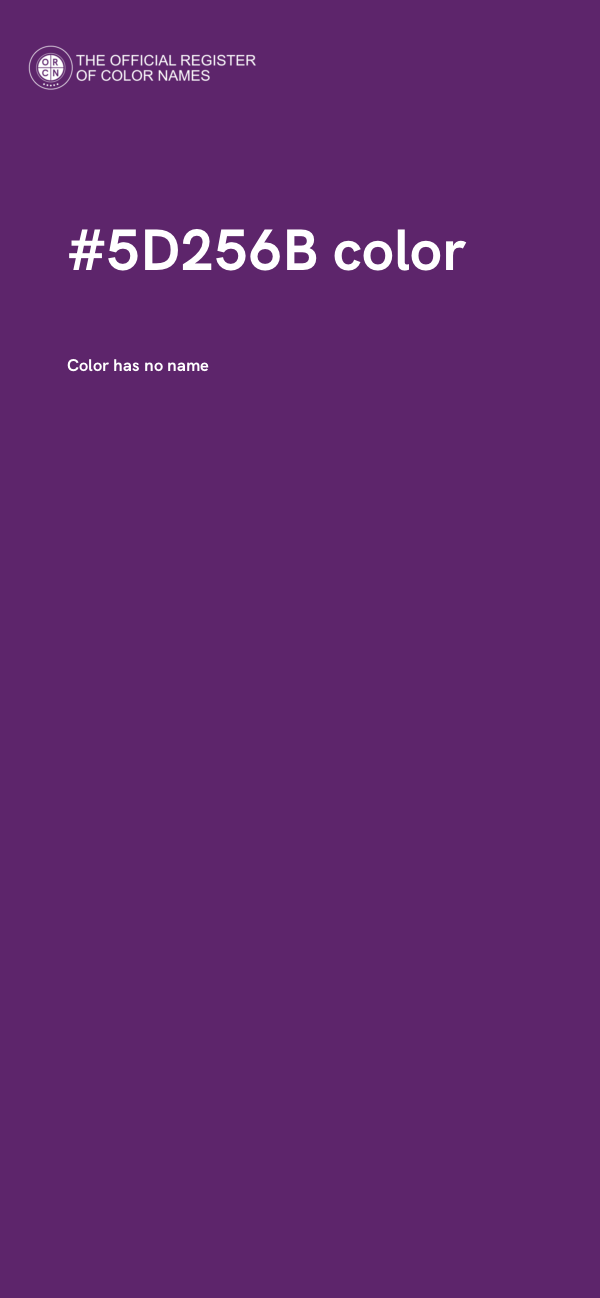 #5D256B color image