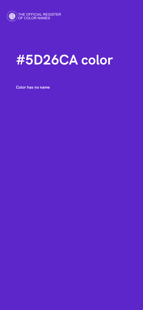 #5D26CA color image