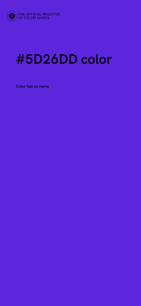 #5D26DD color image
