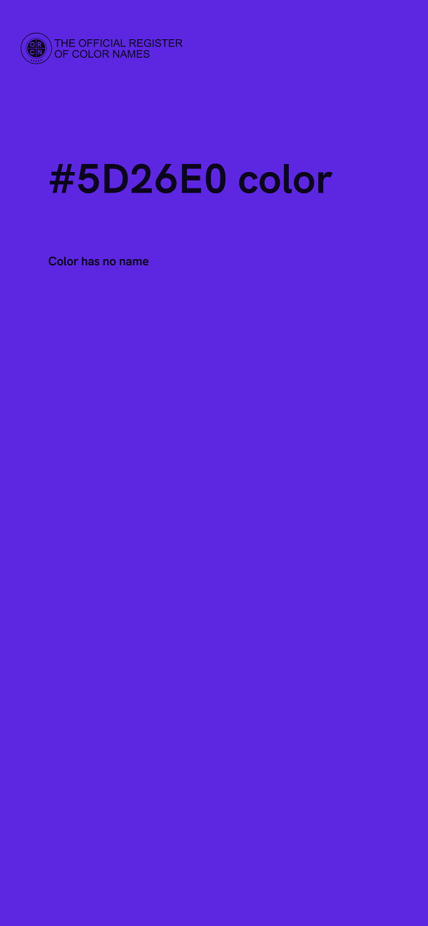 #5D26E0 color image
