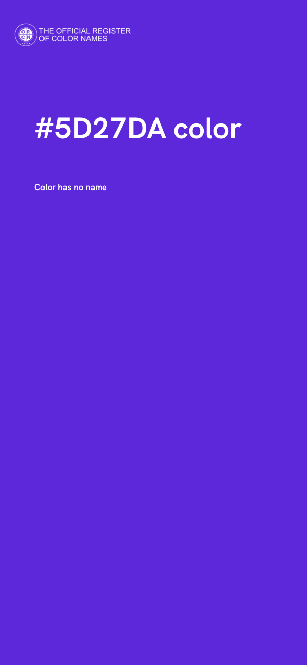 #5D27DA color image