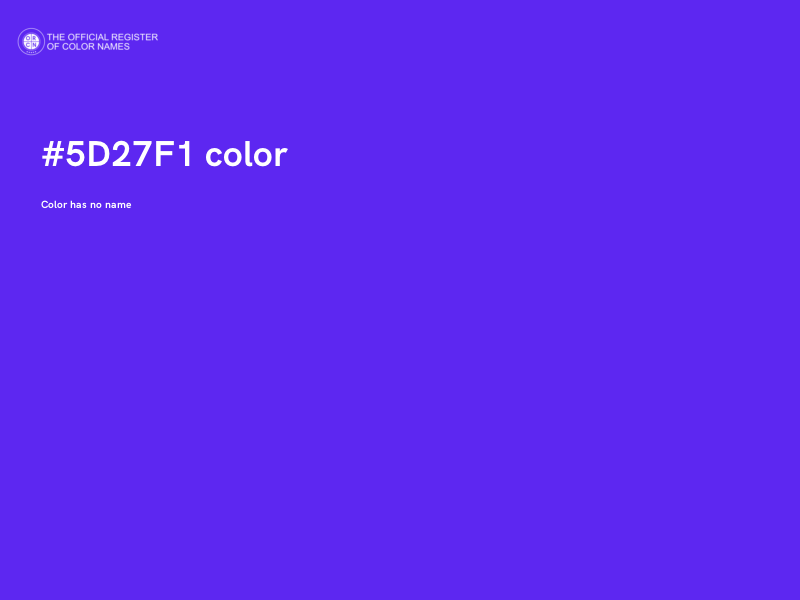 #5D27F1 color image