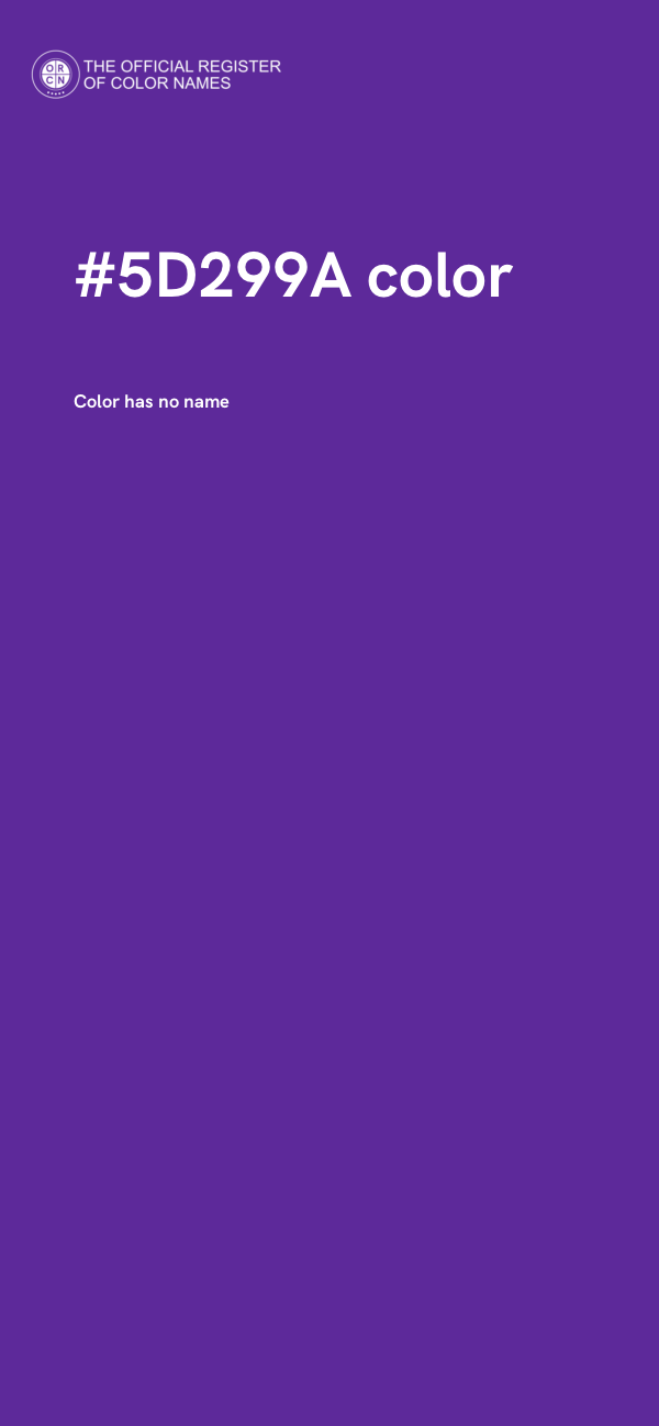 #5D299A color image