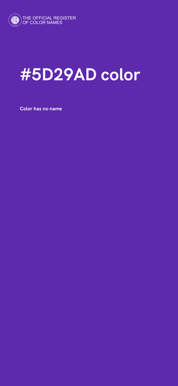 #5D29AD color image