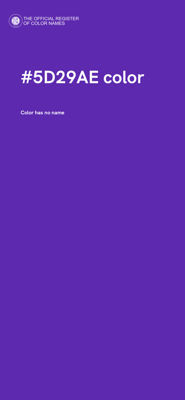 #5D29AE color image