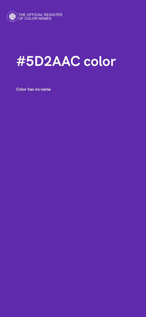 #5D2AAC color image