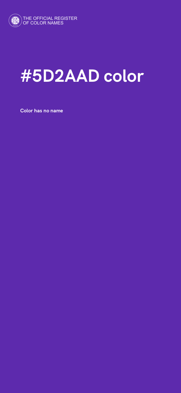 #5D2AAD color image