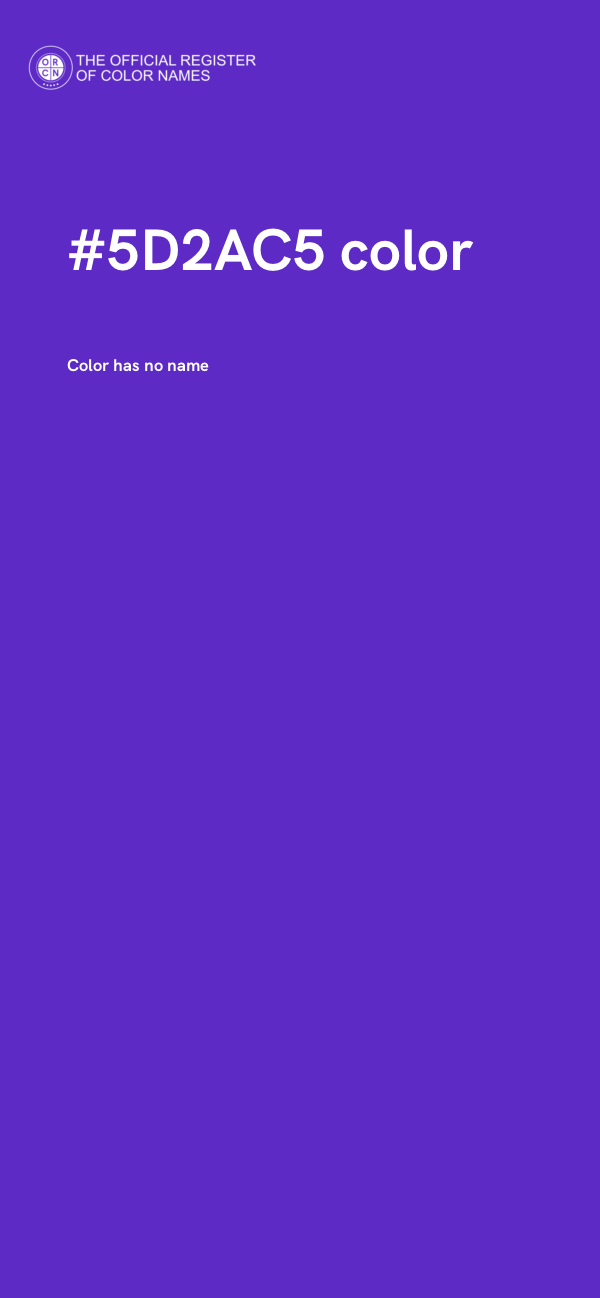 #5D2AC5 color image