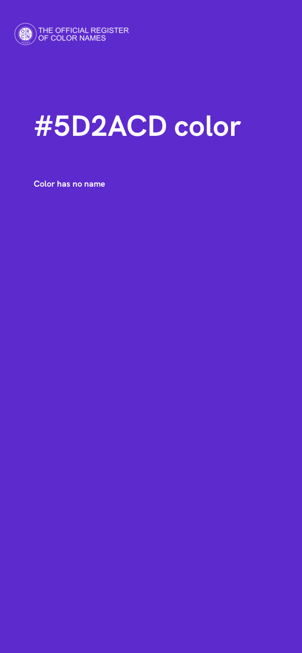#5D2ACD color image