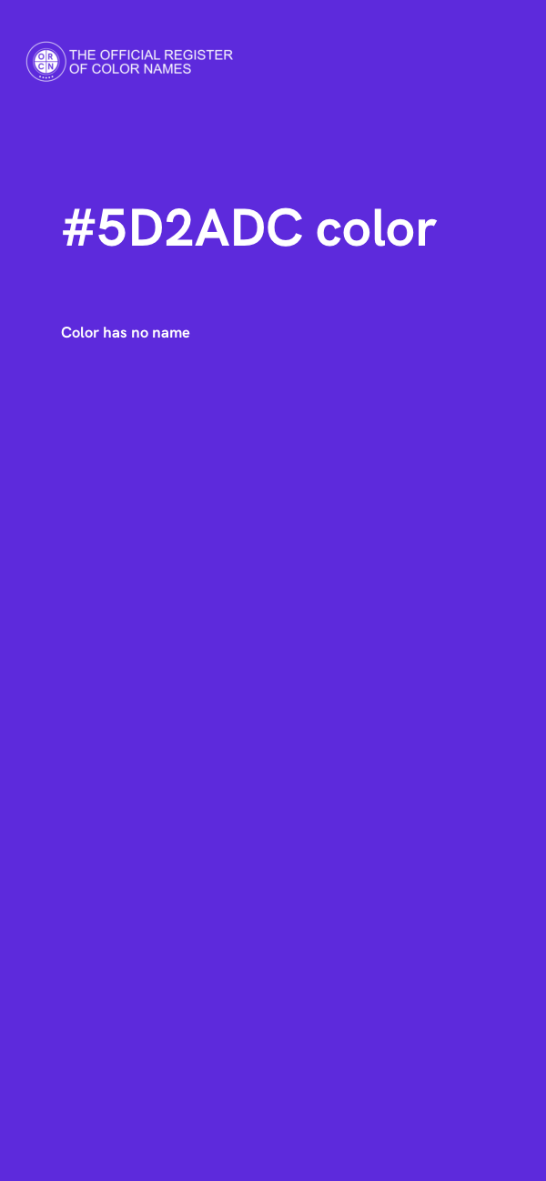 #5D2ADC color image