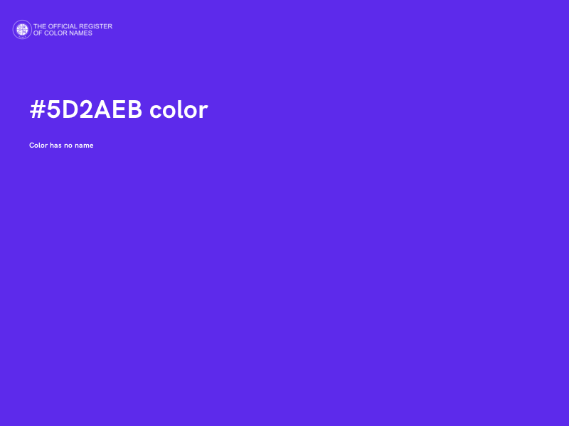#5D2AEB color image
