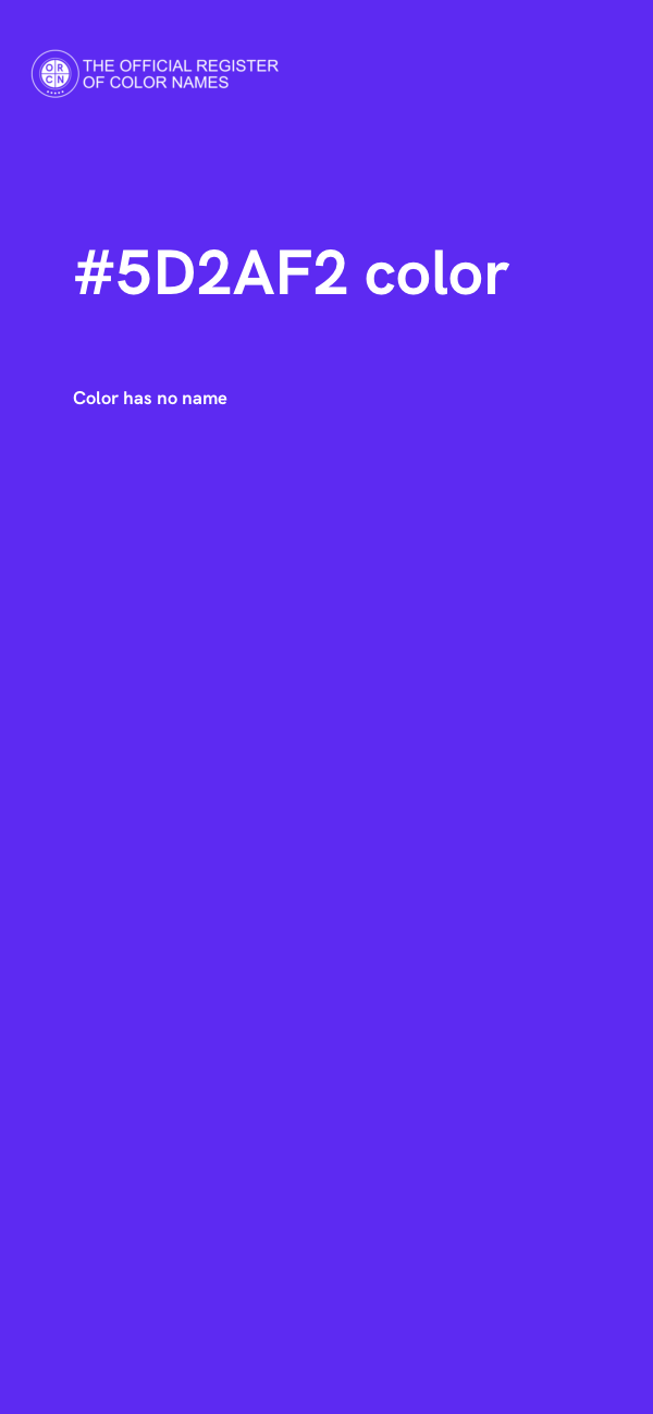 #5D2AF2 color image